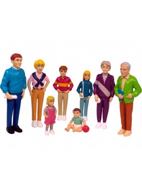 Figurines Famille européenne