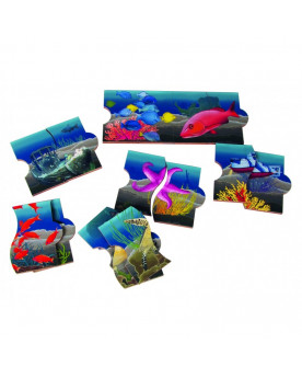 Le puzzle sans fin... Fonds marins 16 pièces