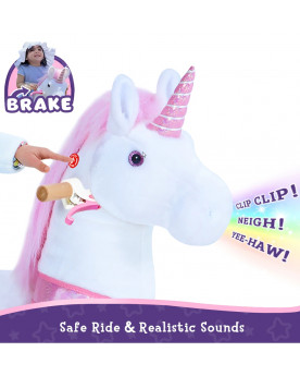 Licorne à chevaucher PonyCycle taille 3 à 5 ans