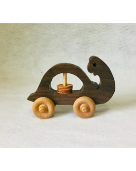 Lot de 4 hochets en bois