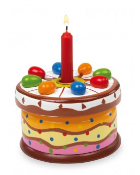 Boîte à musique «Gâteau d‘anniversaire» Boîtes à musique  – Serpent à Lunettes