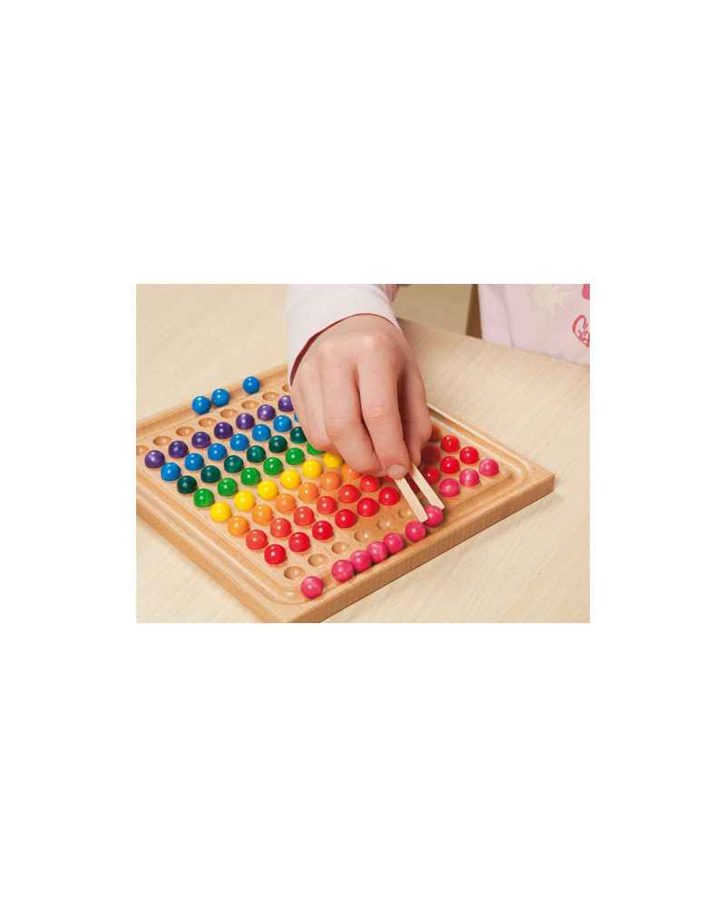 Jouet Puzzle Casse-Tête à Billes Montessori