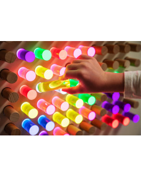 Panneau lumineux arc-en-ciel