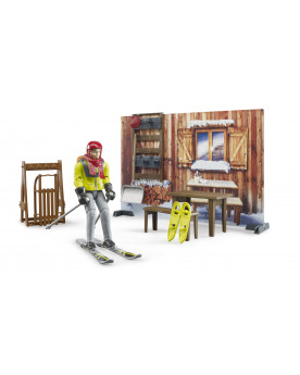 Chalet avec motoneige