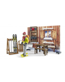 Chalet avec motoneige
