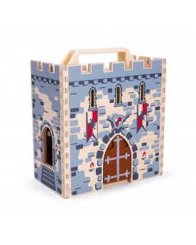 Château fort dans la valise Chevaliers et Princesses  – Serpent à Lunettes