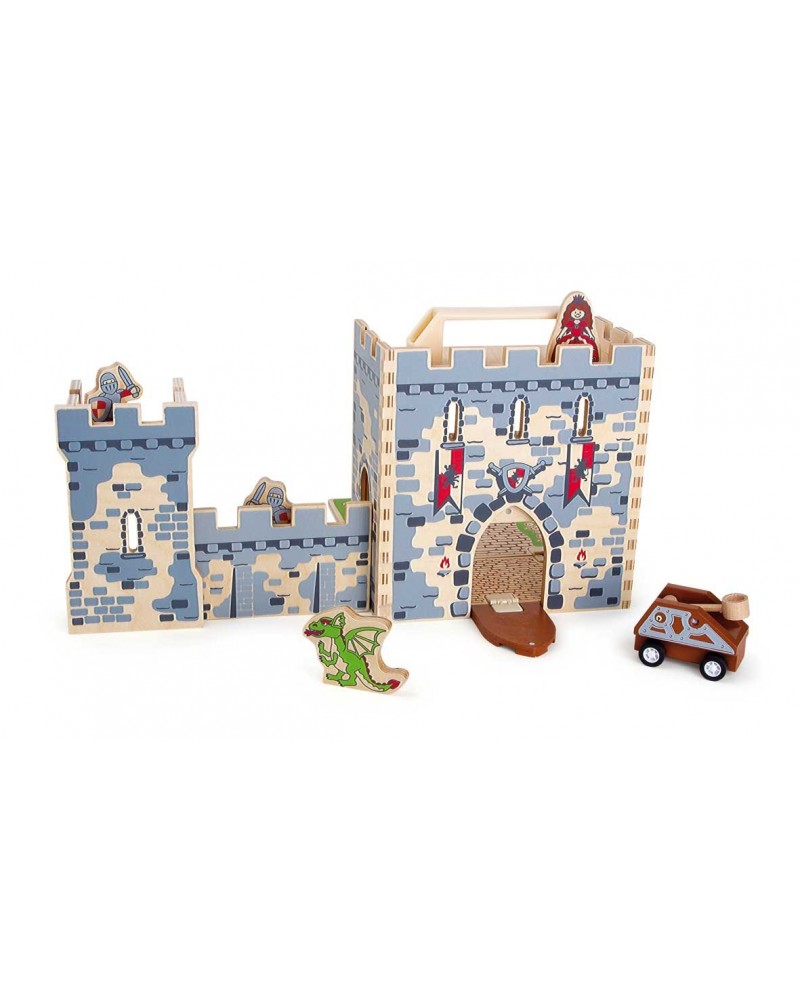 Château fort dans la valise Chevaliers et Princesses  – Serpent à Lunettes