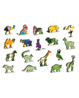 Puzzle bois 160 pièces Oiseau