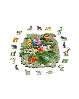 Puzzle bois 160 pièces Oiseau