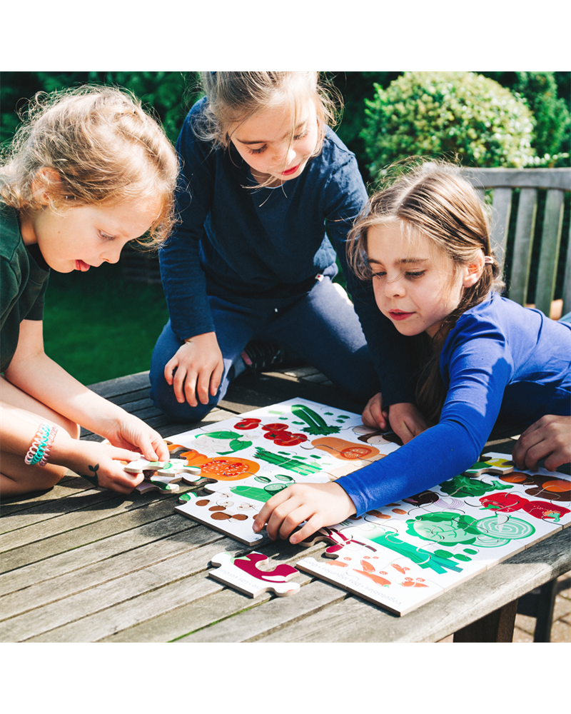 Jeu Educatif Cognitive Fruit 5en1-5 Puzzles/40pcs+18mois