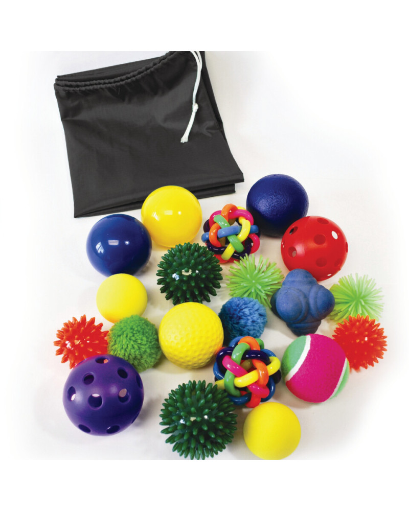 Pack de 20 balles sensorielles