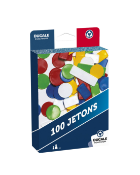 Boîte de 100 jetons de jeu
