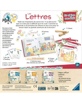 Lis et joue avec Maki - Les lettres