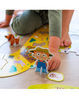 Puzzle XXL ferme