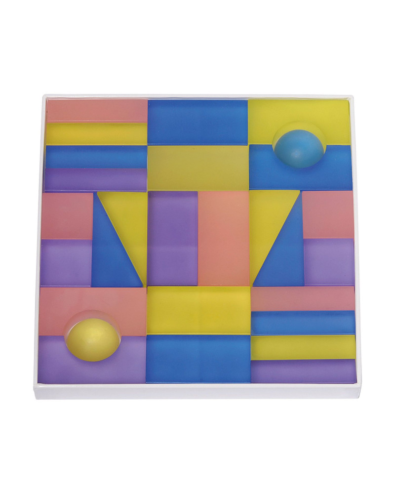 28 blocs de construction pastel pour table lumineuse 28 blocs de construction pastel pour table lumineuse