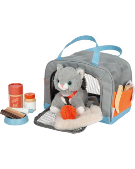 Chat avec sac et kit de soin