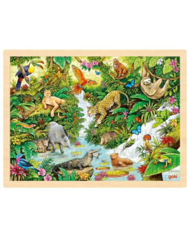Puzzle 96 pièces Animaux d'Amérique du Nord – Serpent à Lunettes