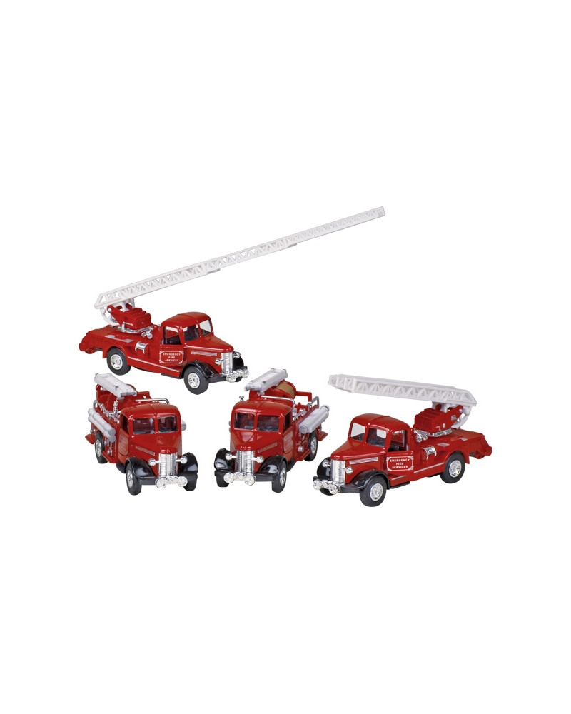 Lot de 2 camions de pompiers "classique" Lot de 2 camions de pompiers "classique"