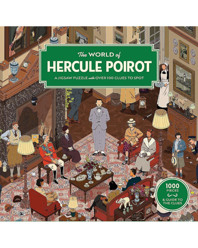 Puzzle 1000 pièces Le monde d'Hercule Poirot Puzzle 1000 pièces Le monde d'Hercule Poirot