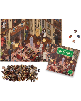 Puzzle 1000 pièces Le monde d'Hercule Poirot