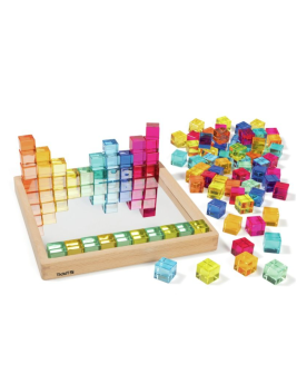 Plateau à miroir Gem Cube