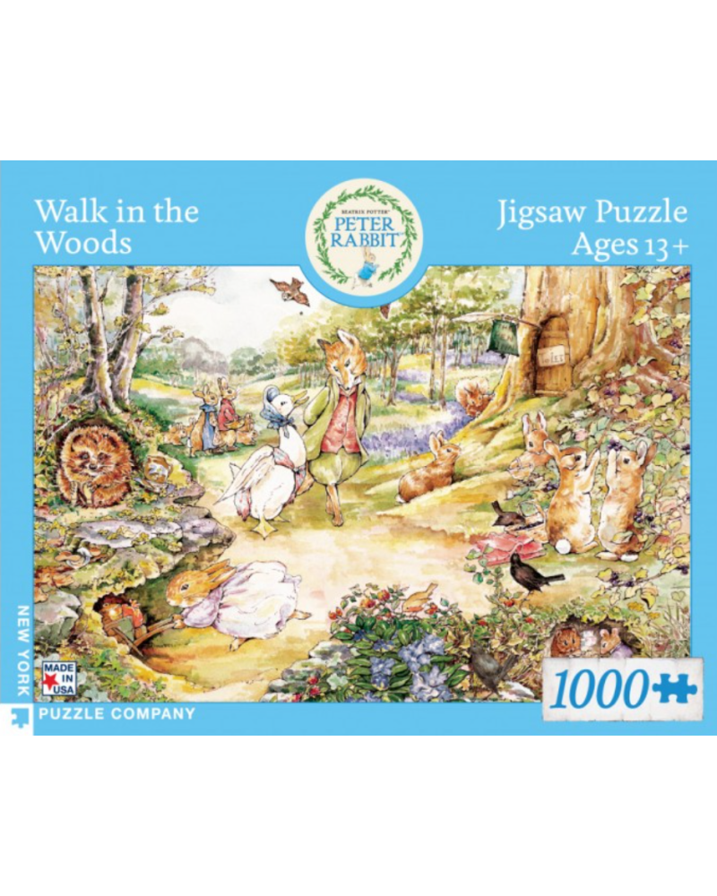 Puzzle 1000 pièces Beatrix Potter "Walk in the woods"