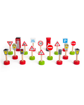 Lot d'accessoires routiers