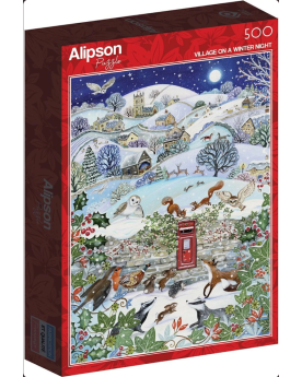 Puzzle 500 pièces Village sous la neige