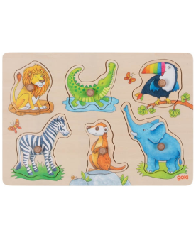 Puzzle 6 pièces Maman et son petit