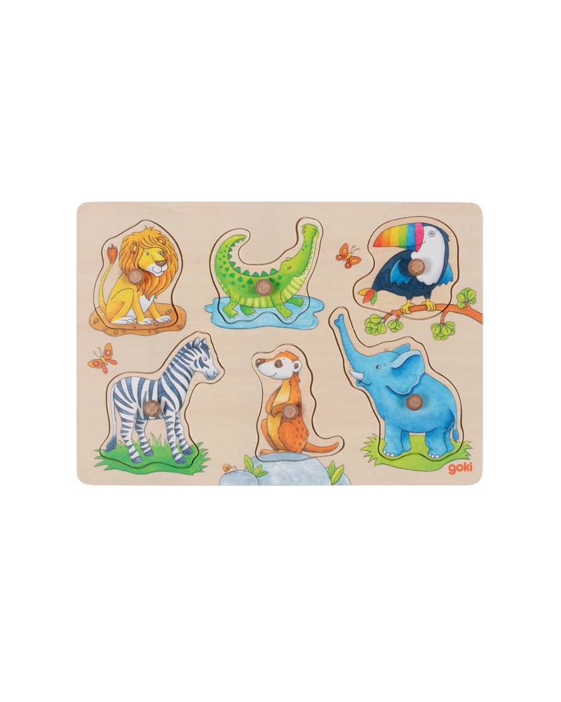Puzzle 6 pièces Maman et son petit Puzzle 6 pièces Maman et son petit