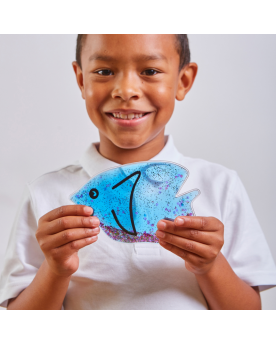 6 poissons mous et scintillants