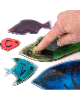 6 poissons mous et scintillants