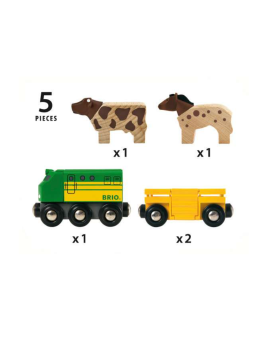 Train des animaux de la ferme