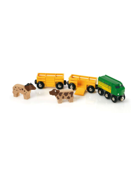 Train des animaux de la ferme