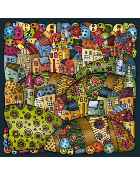 Puzzle 210 pièces "Village montagnard"
