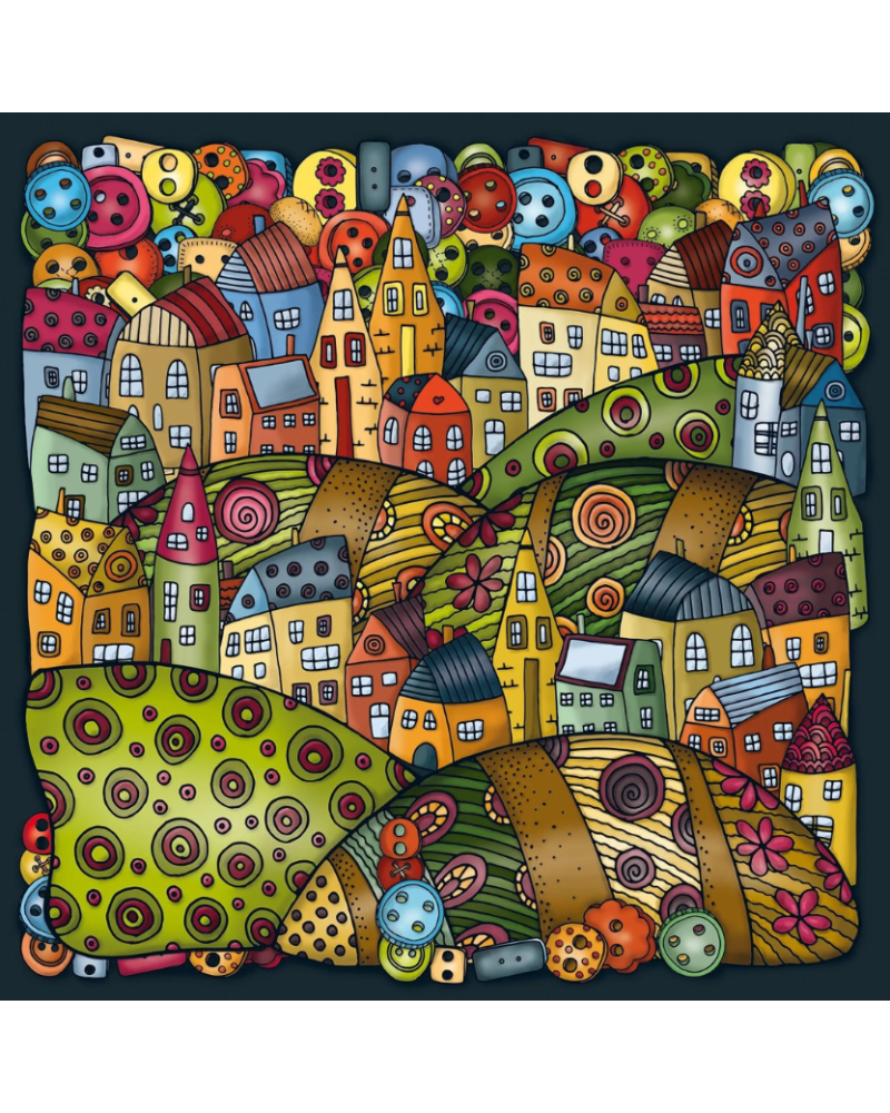 Puzzle 210 pièces "Village montagnard"