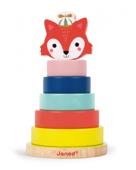 Empilable en bois Renard Baby Forest
