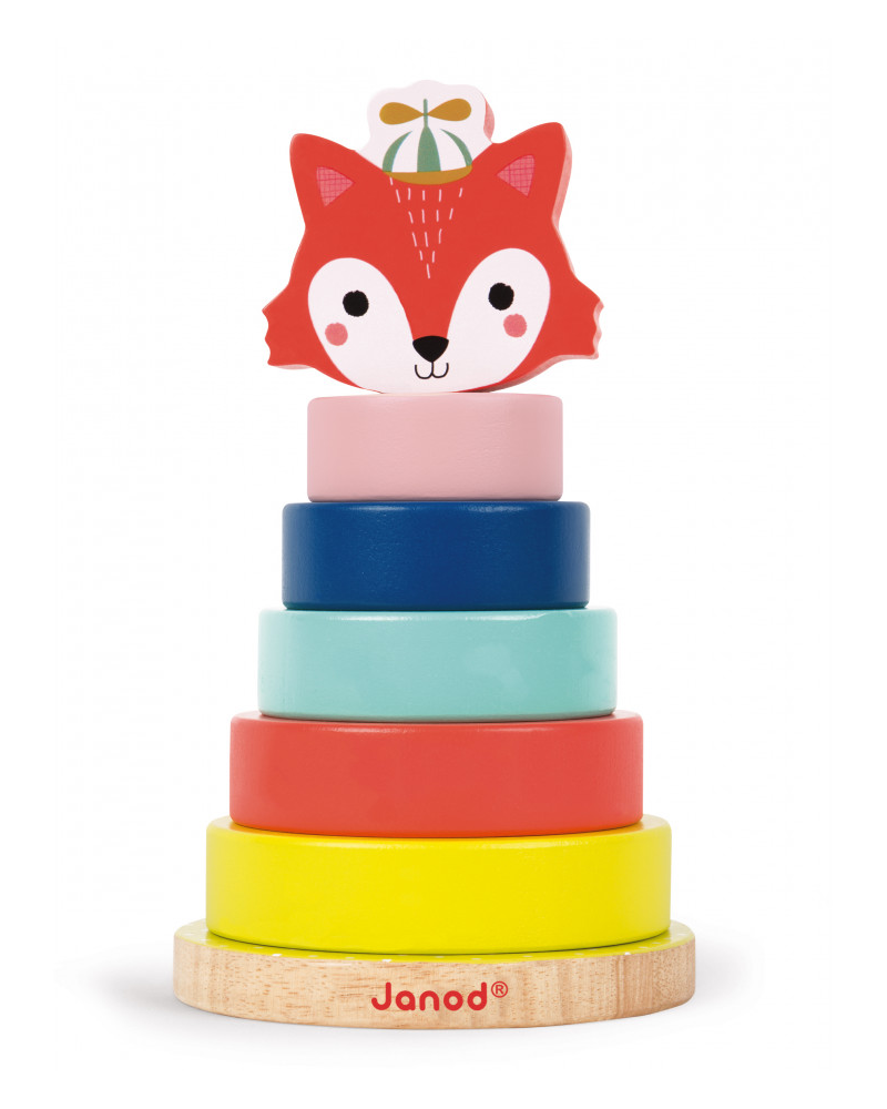 Empilable en bois Renard Baby Forest Empilable en bois Renard Baby Forest