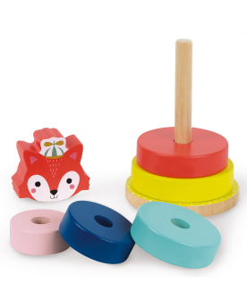 Empilable en bois Renard Baby Forest