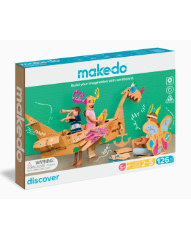 Makedo kit Discover 126 pièces