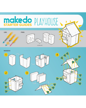 Makedo kit Discover 126 pièces