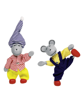 Souris Lia et Luca, et leur garde-robe Souris Lia et Luca, et leur garde-robe