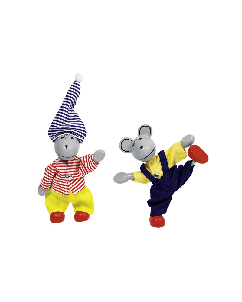 Souris Lia et Luca, et leur garde-robe Souris Lia et Luca, et leur garde-robe