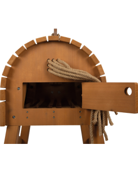 Cheval de bois marron