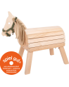Cheval de bois compact