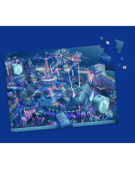 Puzzle 1000 pièces JEUX OLYMPIQUES ET PARALYMPIQUES DE PARIS 2024 Edition Célébration