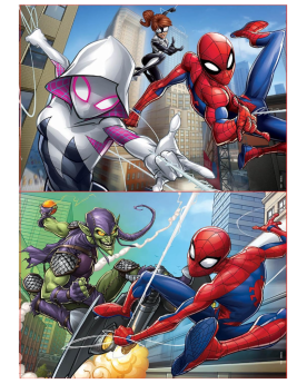 Lot de 2 Puzzles 48 pièces Spiderman