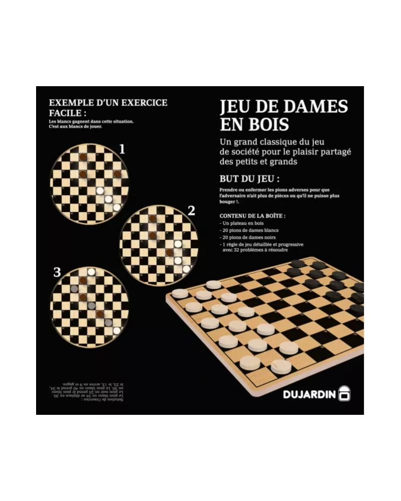 Jeu de dames «Chat et souris» – Serpent à Lunettes