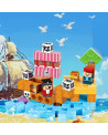 100 blocs de construction aimantés "Pirate" 2 cm