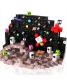 100 blocs de construction aimantés "Univers infini" 2 cm